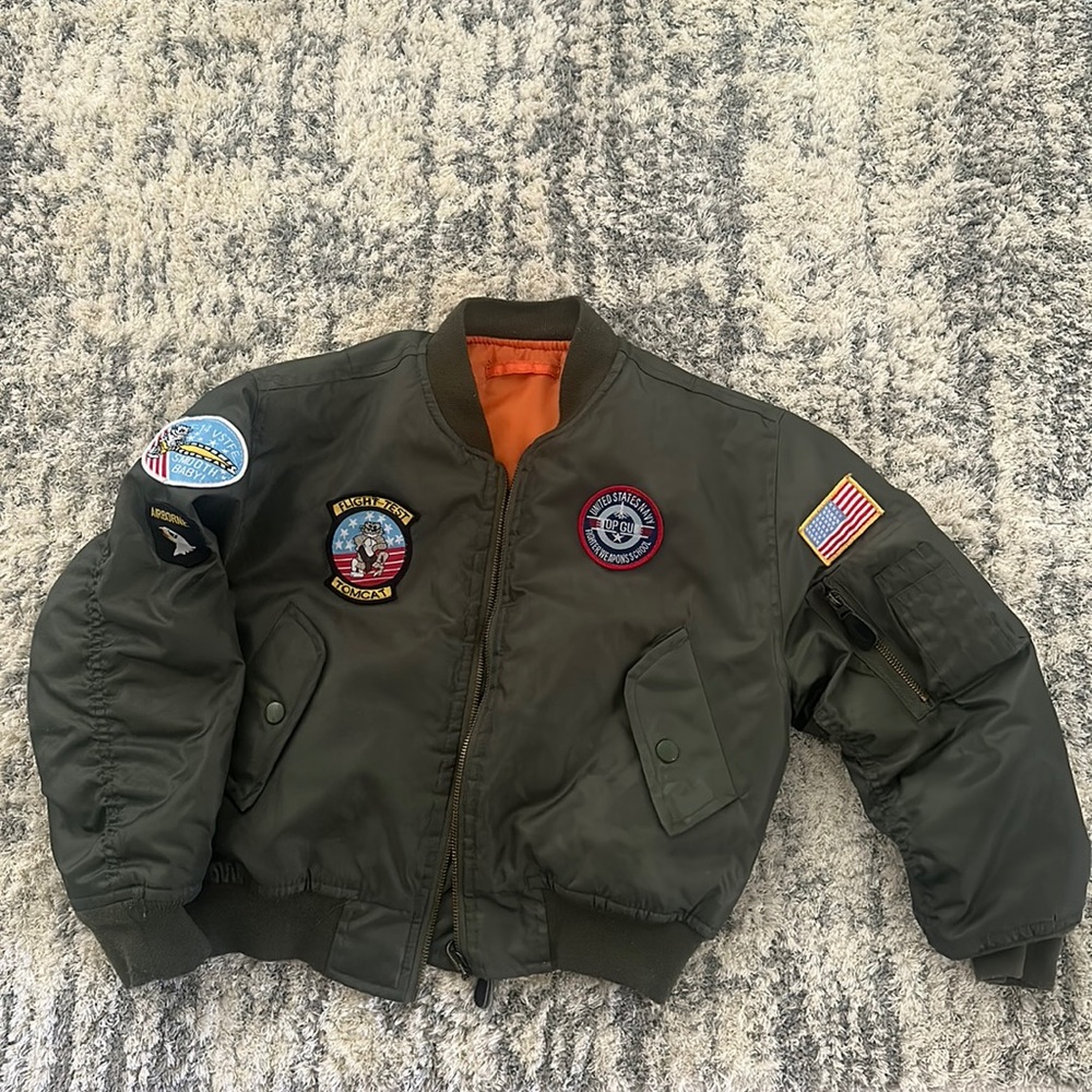 Youth vintage bomber jacket